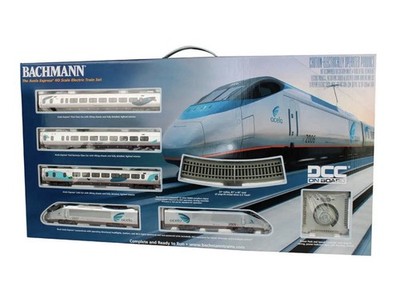 BACHMANN 01205 HO ACELA EXPRESS STARTER TRAIN SET With DCC