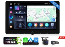 Double DIN 10.1"Car Stereo Android 14 GPS Navigation Radio Bluetooth 5.4 CarPlay