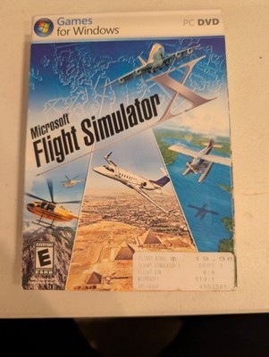 Microsoft Flight Simulator x PC Version 2006 Complete with Box and Manual + Key
