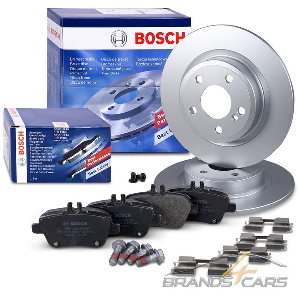 Bosch Bremsscheiben+BelÄGe Hinten FÜR Mercedes A/B/GLA-KLASSE W176 W246 CLA C117-image
