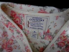 VICTORIA  SECRET VGT 100% COTTON  FLANNEL WOMEN  SLEEPSHIRT  IVORY/MULTI  SZ. M