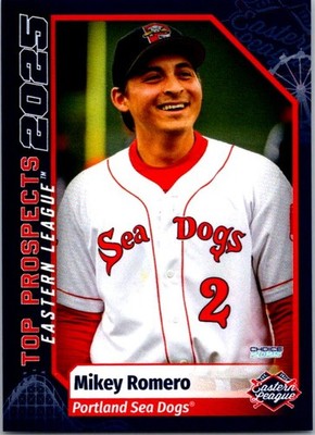 Mikey Romero 2025 Choice Eastern League Top Prospect #16 Portland Sea Dogs