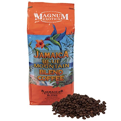 Jamaican Blue Mountain Coffee Blend, Whole Bean,Medium Roast,Strong Arabica 2Lbs - Picture 1 of 4