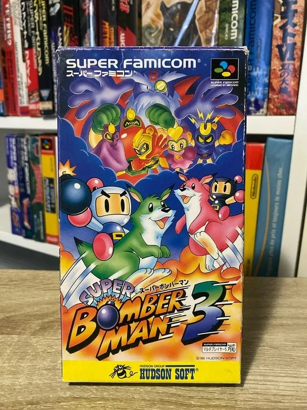 Lot De 2 Jeux Super Famicom (SNES) : Megaman X Et Bomberman B-Daman – Testés, Bons états