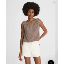 Gently Used Madewell Bubble Tee Size Small Retail $50 Color Henna