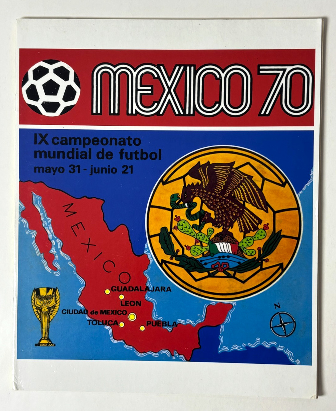 ALBUM FIFA World Cup MEXICO 1970 PANINI Complete Magazine Reprint PELE