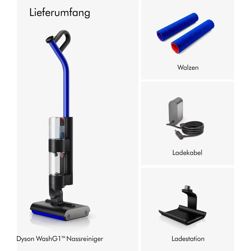 DYSON WashG1 Nassreiniger - Akkubetrieb 1 Liter Wassertank Selbstreinigung NEU - Bild 3 von 4