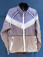 Nike Vintage Super Rare Windrunner Jacket Nylon Glanz Translucent Blue Hooded