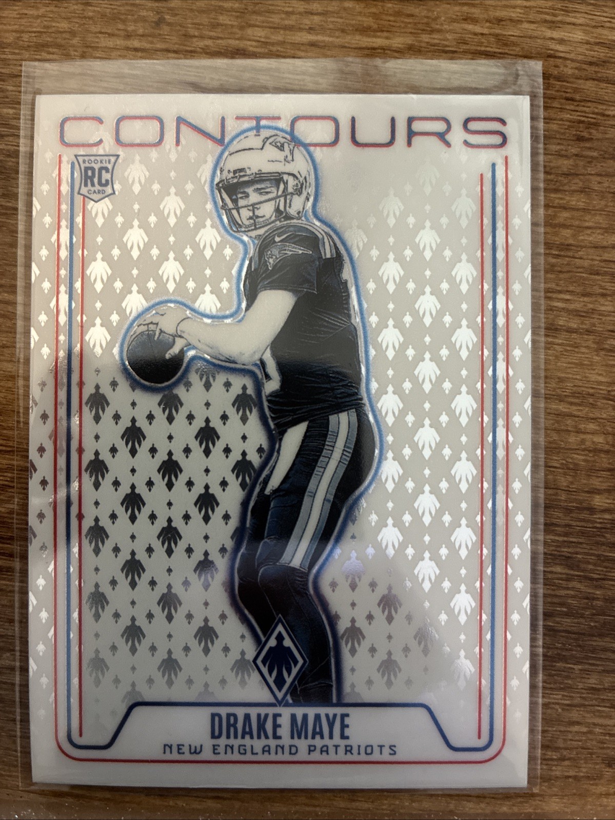 2024 Panini Phoenix - Contours Drake Maye #CON-DME Hyper (RC)