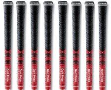 GOLF PRIDE MCC NEW DECADE MULTICOMPOUND RED STANDARD GOLF GRIPS - 8 PACK