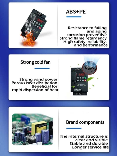 220V 380V 1.5KW 2.2KW 5.5KW VFD Inverter Variable Frequency Drive VSD Converter - Picture 10 of 29