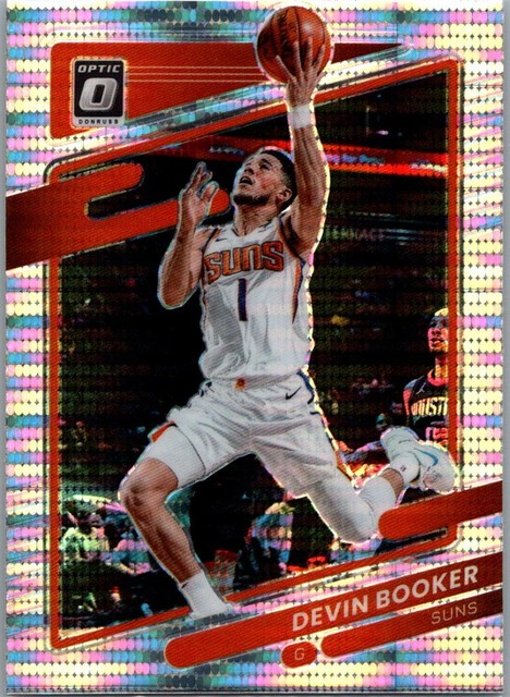 2021-22 Donruss Optic Target Exclusive SP Silver Pulsar Prizm Devin Booker