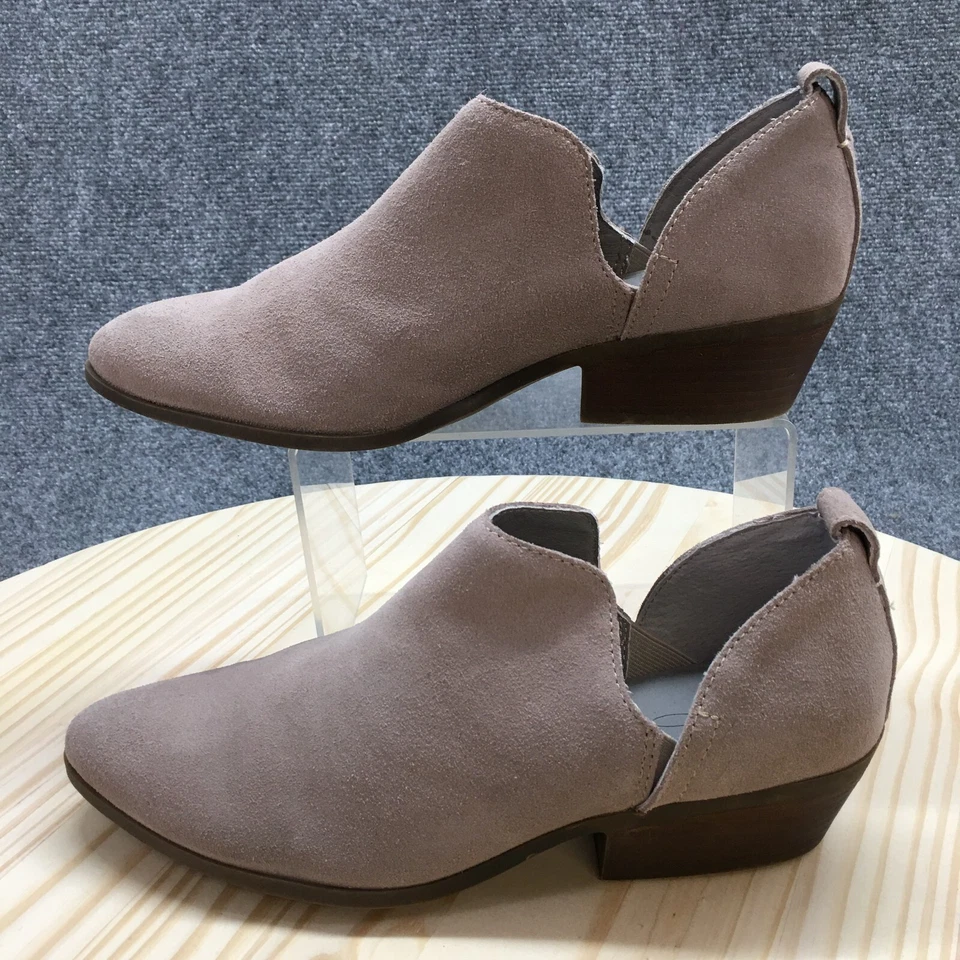 Joie Botas Mujer 8.5 M Rowen Botín Recortado Cuero Taupe Informal Bloque Foto 2 de 4
