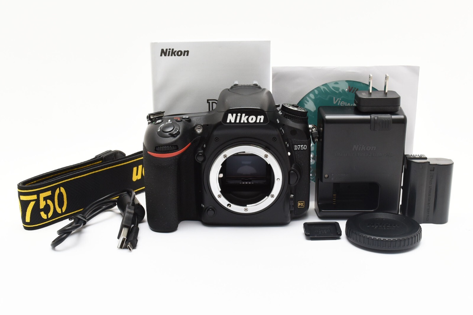 [NEARMINT] Nikon D750 24.3MP Digital SLR Camera Body (30,370 Shots) from Japan