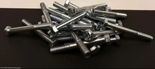 (50) M7-1.0 x 60 or M7x60 or 7mm x 60mm Bolt 8.8 Zinc and (50) M7-1.0 Hex Nuts 