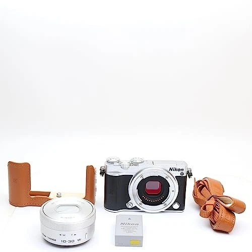 NIKON 1 J5 (Silver) 20.8 MP Mirrorless SLR Camera with 10-30mm