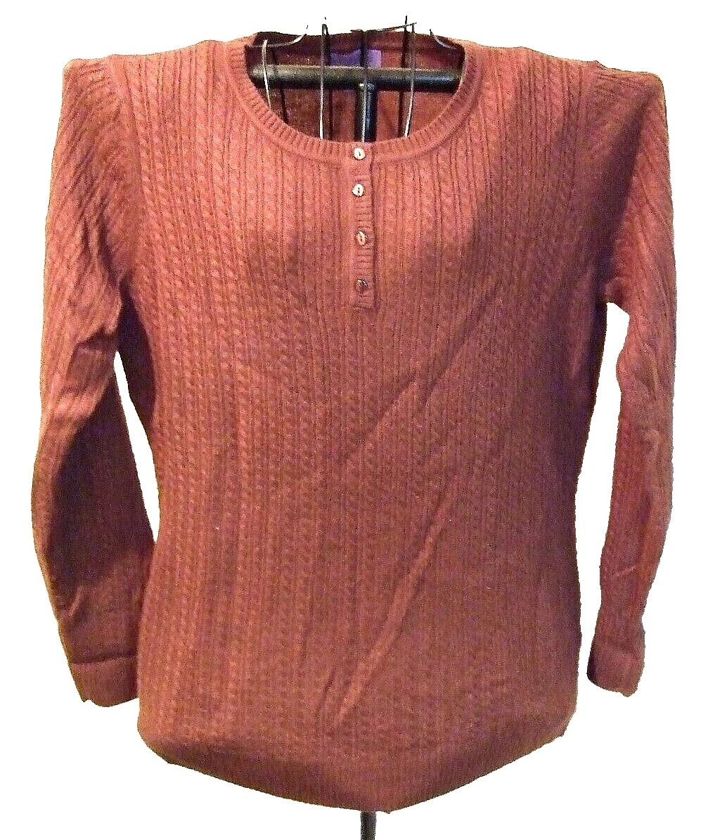 Laura Scott Brown Regular Size Sweaters for Women