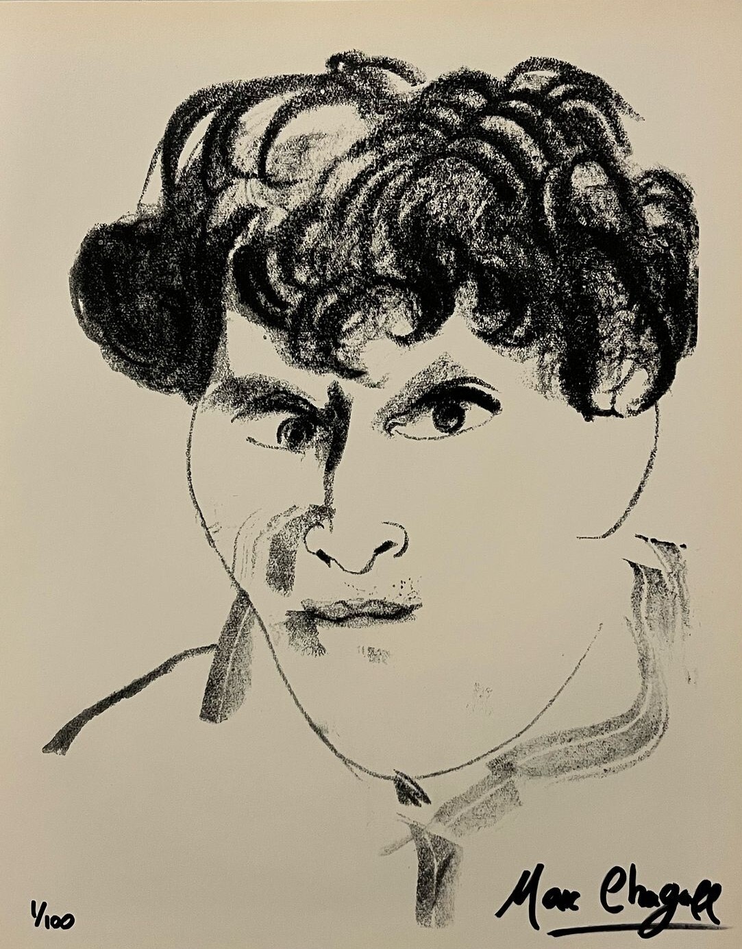 Marc Chagall Hand-Signed Original Print With COA and +$3,500 USD Appraisal.