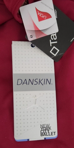 Danskin NYCB Women’s Medium (8-10) Merlot Lace Back Keyhole Leotard NWT - Picture 3 of 4