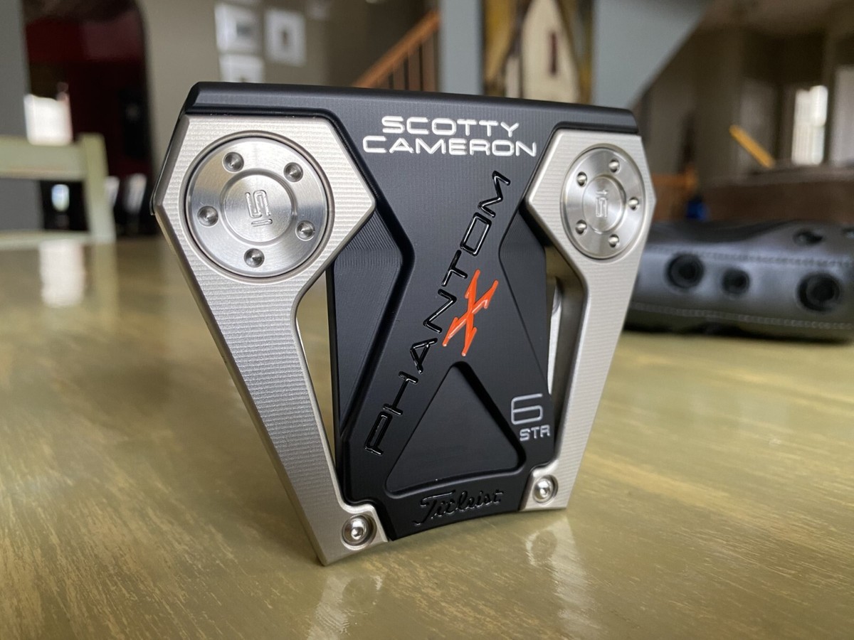 RARE NEW! Scotty Cameron Custom Shop Putter Phantom x6 STR MOTO
