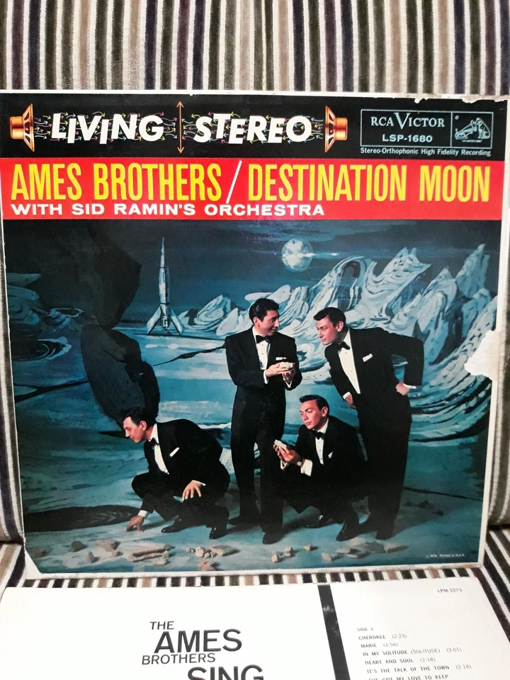 AmesBrothers-"Dest.Moon & Best Of The Bands"-RCA Victor-LSP1680& LPM2273-EXC/VG+ - Image 3 of 4