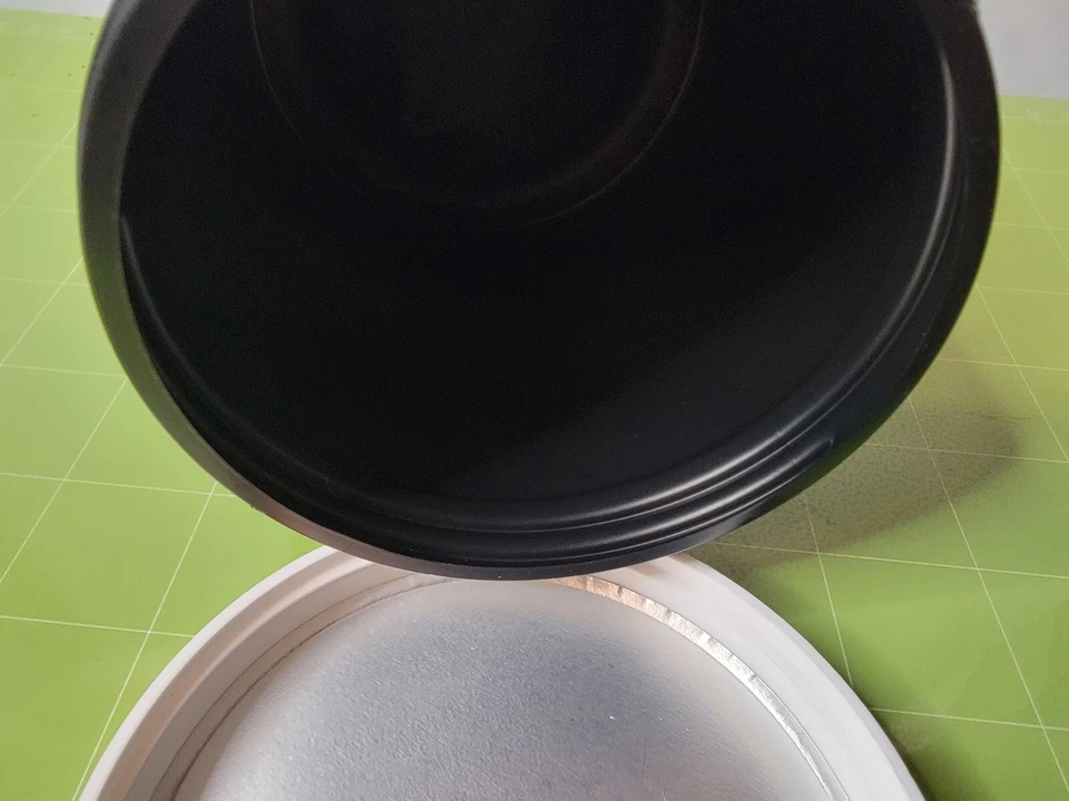 Plastic Jar Containers Black w/ White Screw Cap | QTY 10x | NEW CONTAINER - Image 4 of 4