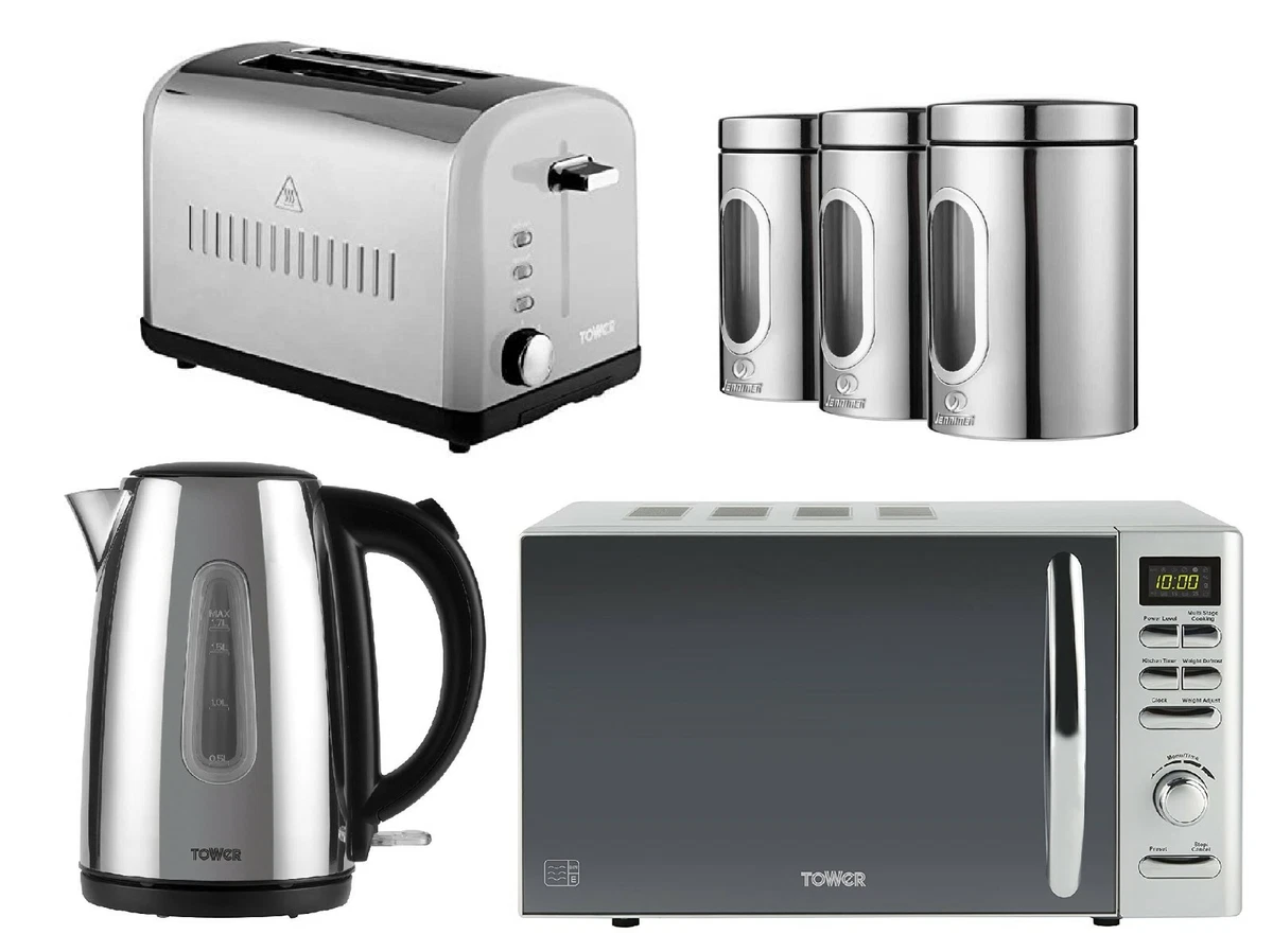 The range kettle toaster deals microwave
