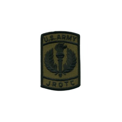 SINGLE OR SET AJROTC EMBROIDERED ON SUBDUED HAT PATCH CAP VETERAN GIFT WOW