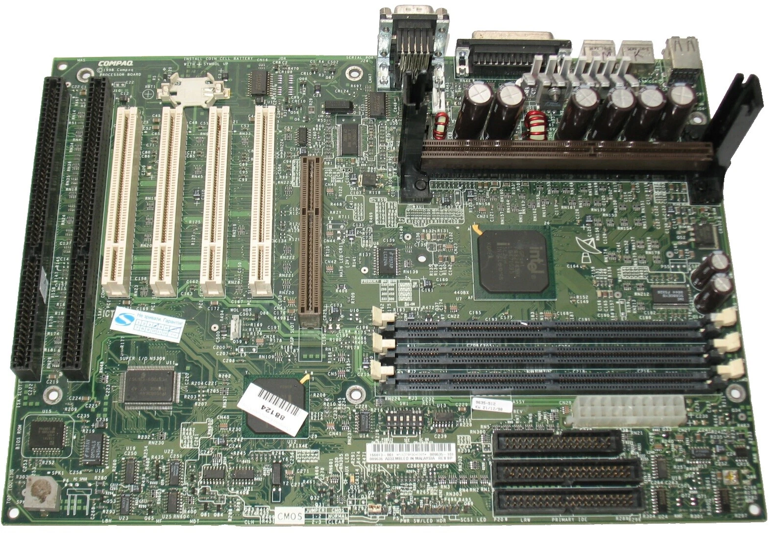 Las placas madre de computadora Compaq