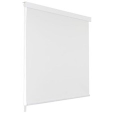 Shower Curtain Roller Blind 120x240cm White Bathroom Accessory Divider B0J9