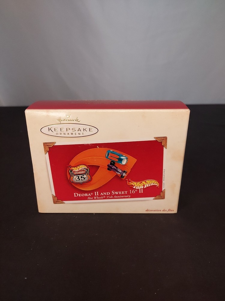HALLMARK 2003 HOT WHEELS Deora ll and Sweet 16 ll 35TH Anniversary Christmas