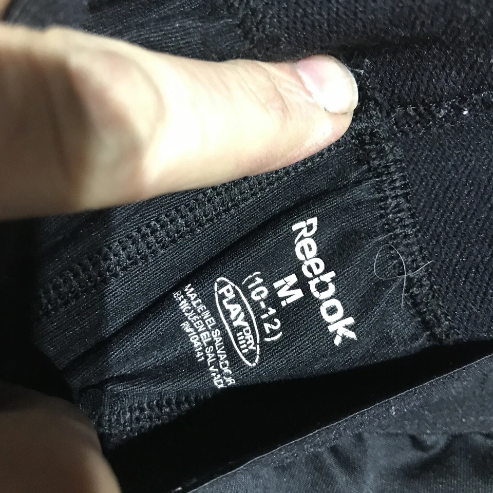 Ropa interior Reebok Play Dry para niños talla M (10/12) ¡EXCELENTE ESTADO!!!! Negro Foto 3 de 4