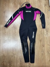 Ladies Seac Full Length Wetsuit, Pink/black Size Xs Uk 6 New Condition, Surf Sup