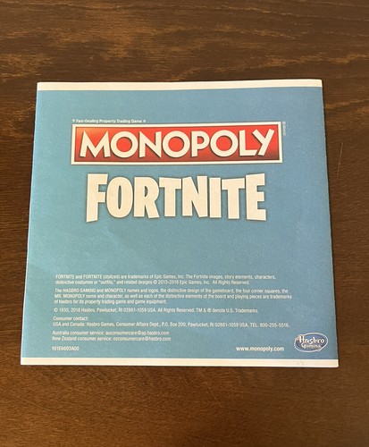 CIB Monopoly Fortnite Edition Board Game Original EUC - Picture 7 of 7