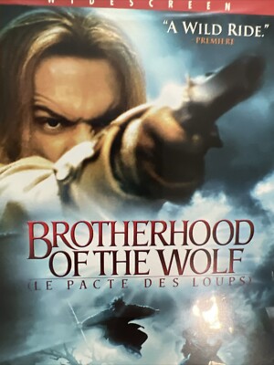 Brotherhood of the Wolf Le Pacte des Loups Used DVD USA Mystery movie FREE SHIP