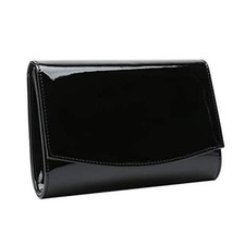 Patent Leather Clutch Purse Classic Elegant Evening Bag Chic Dress Purse Prom