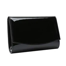 Patent Leather Clutch Purse Classic Elegant Evening Bag Chic Dress Purse Prom