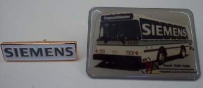 Siemens ~ Bus Transport Mobility Transit Master ~ Hat Shirt Pins Lapels