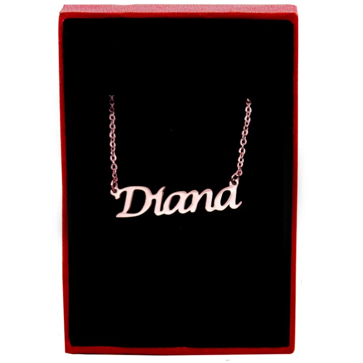 Diana name necklace clearance