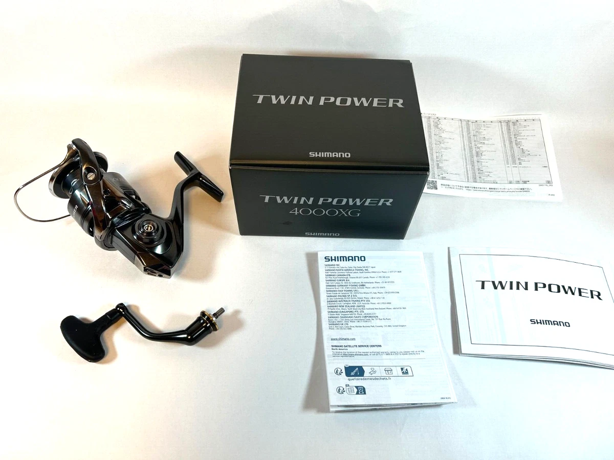 Shimano 24 TWIN POWER 4000XG 6.2 Spinning Reel New in Box | eBay