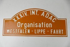 Rallye Schilder Blechschild aus Sammlung original 60er/70er Jahre S-5113