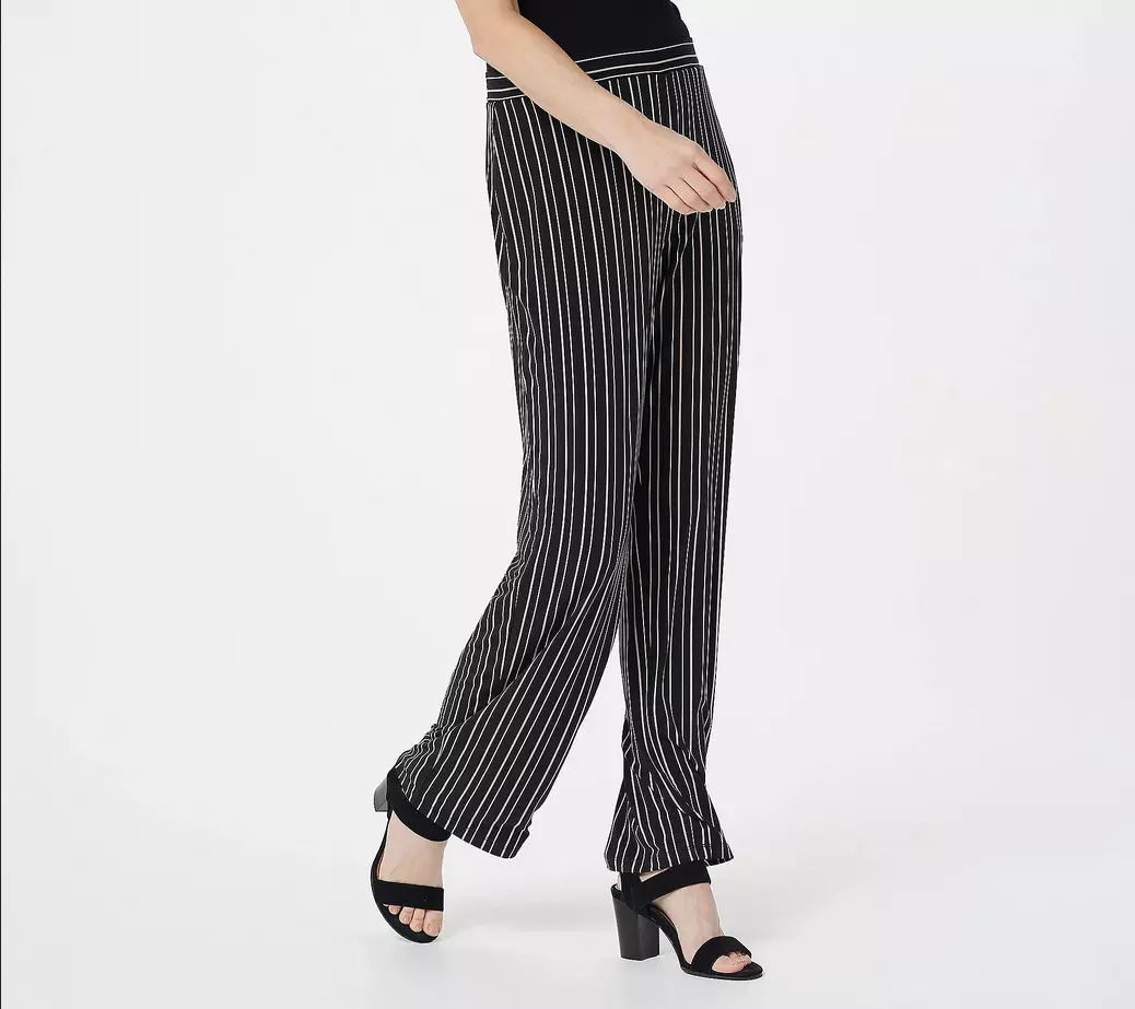 Susan graver striped best sale pants