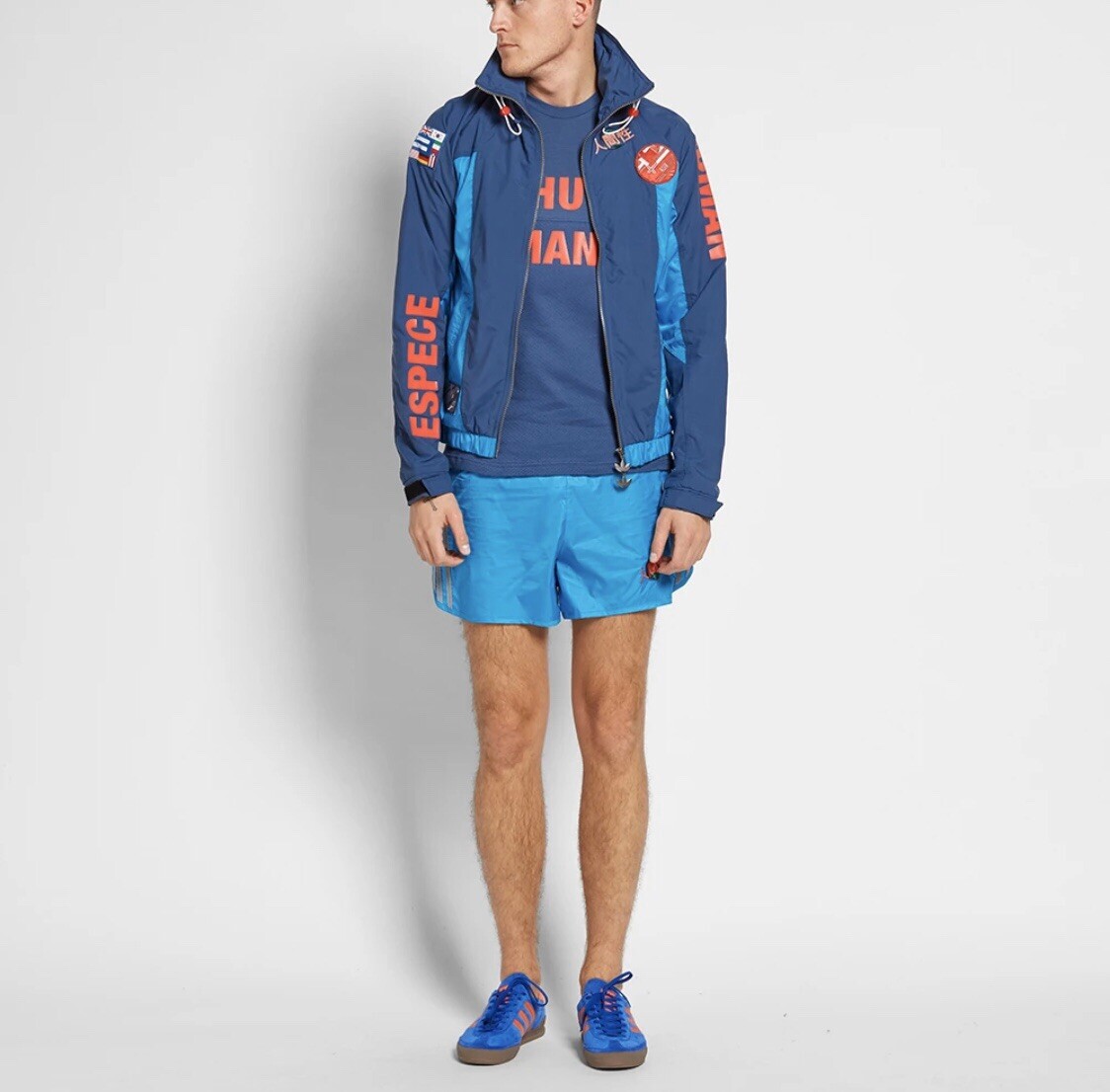 ADIDAS PHARRELL WILLIAMS HUMAN RACE TEE - BJ9086 - BLUE