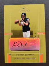 2005 Donruss Classics Kyle Orton Significant Signatures Auto Gold RC 11/15 Bears