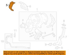 GM OEM 19-22 XT4 EngineTransaxle Turbocharger Components-Heat Shield 55493249