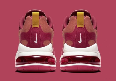 nike air max 270 react noble red team gold