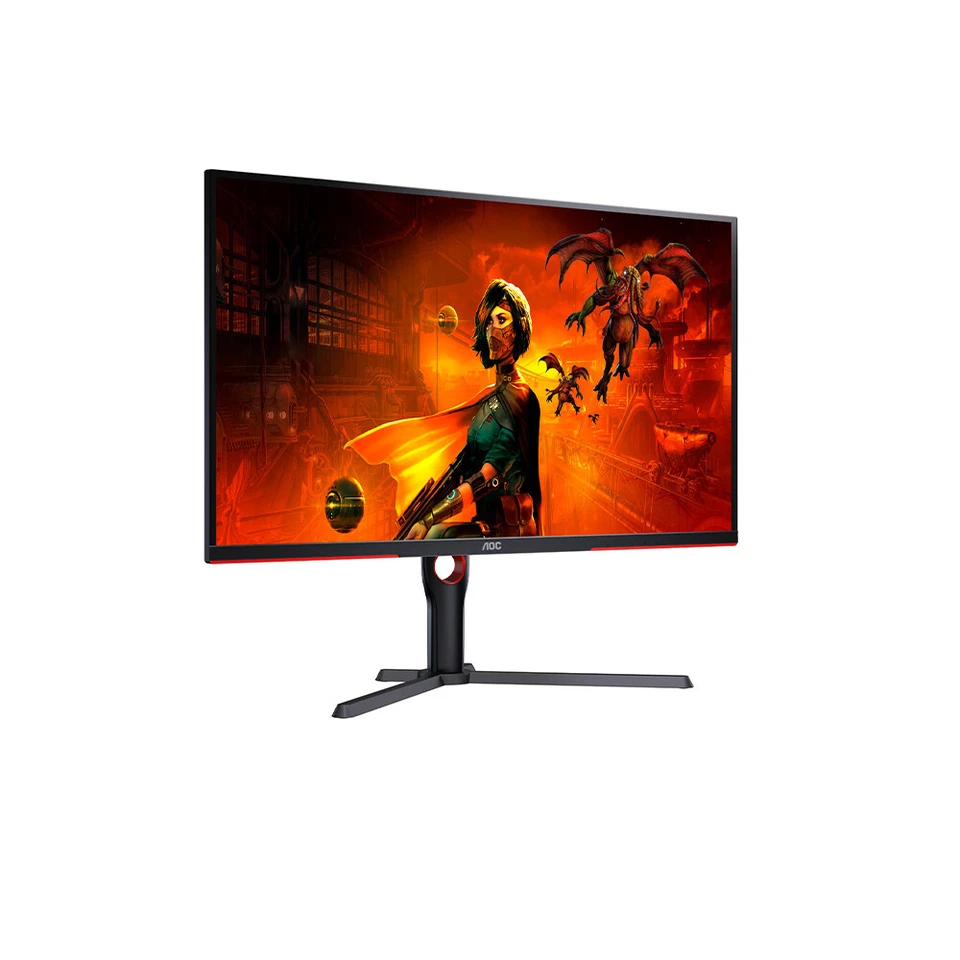 AOC U32G3X/BK 31.5 in 3840 x 2160 4K Ultra HD IPS 144Hz 1ms Flat Gaming Monitor - Image 4 of 4