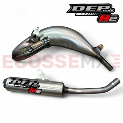 KTM SX125 SX150 FULL DEP BARE METAL FRONT HEADER TAIL PIPE EXHAUST 2011-2015