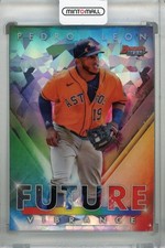 2021 Topps Bowman Best Pedro Leon Bowman Future Vibrance Atomic