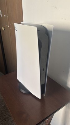 Sony PS5 Digital Edition Console - White with 1TB SSD added + Controllers